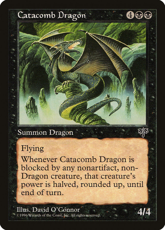 Catacomb Dragon [Mirage] MTG Single Magic: The Gathering    | Red Claw Gaming