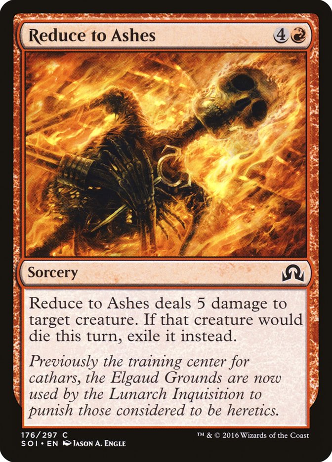 Reduce to Ashes [Shadows over Innistrad] MTG Single Magic: The Gathering    | Red Claw Gaming