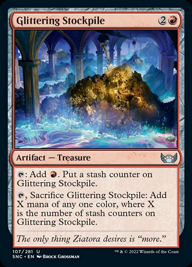 Glittering Stockpile [Streets of New Capenna] MTG Single Magic: The Gathering    | Red Claw Gaming