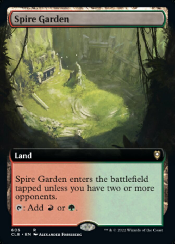 Spire Garden (Extended Art) [Commander Legends: Battle for Baldur's Gate] MTG Single Magic: The Gathering    | Red Claw Gaming