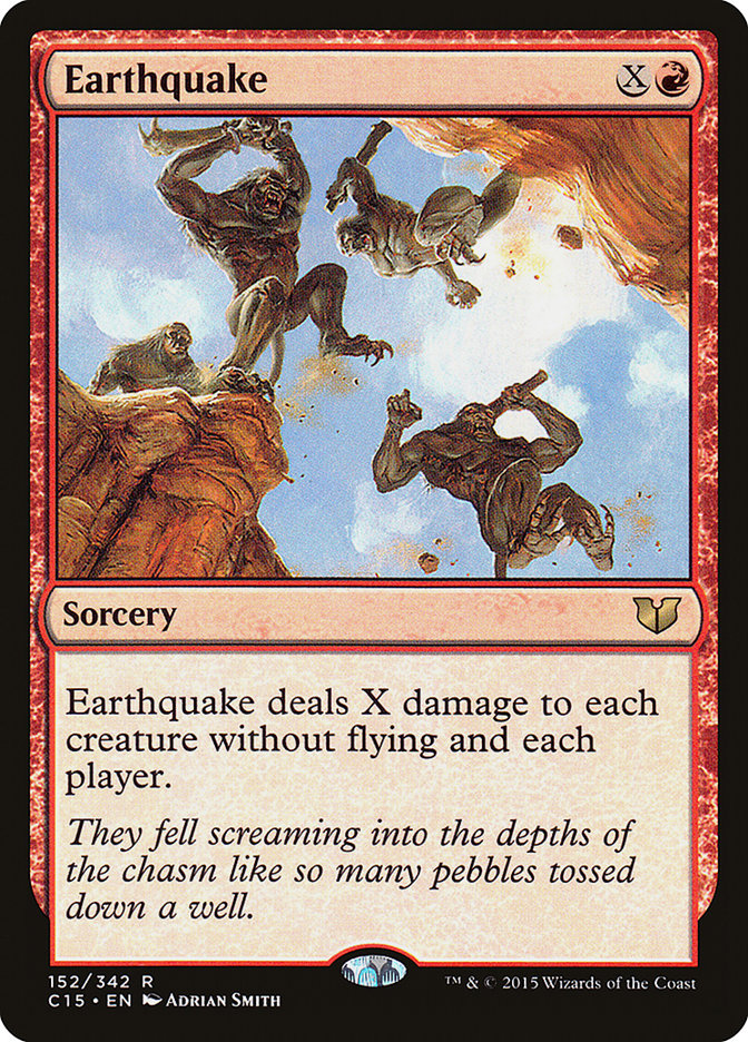 Earthquake [Commander 2015] MTG Single Magic: The Gathering    | Red Claw Gaming