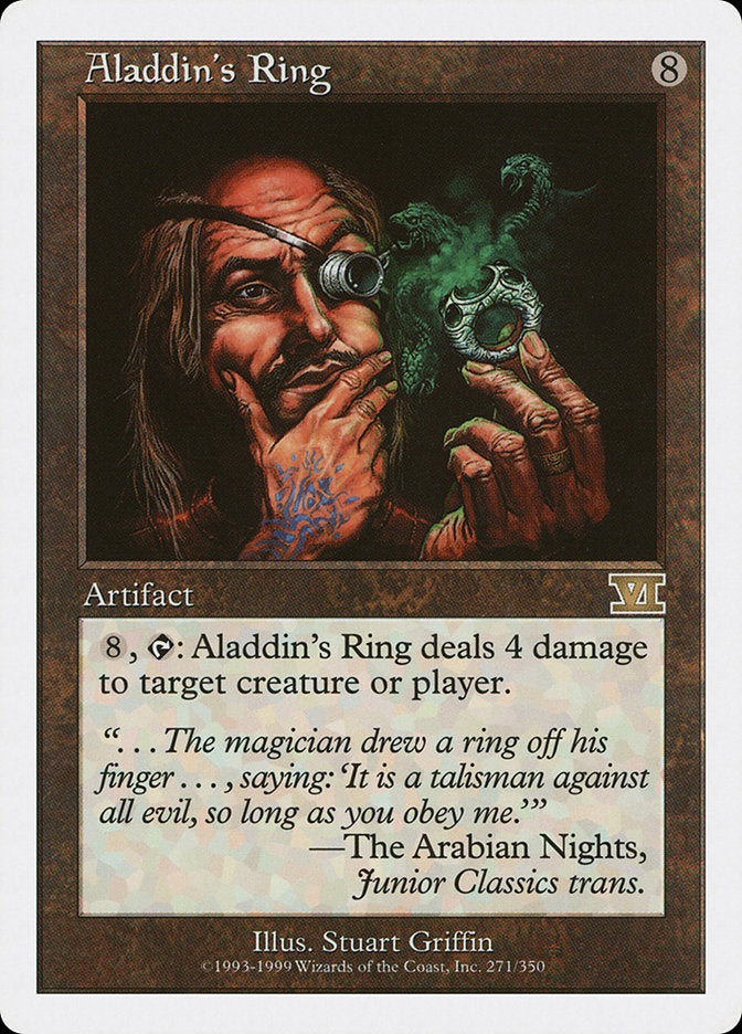 Aladdin's Ring [Classic Sixth Edition] MTG Single Magic: The Gathering    | Red Claw Gaming