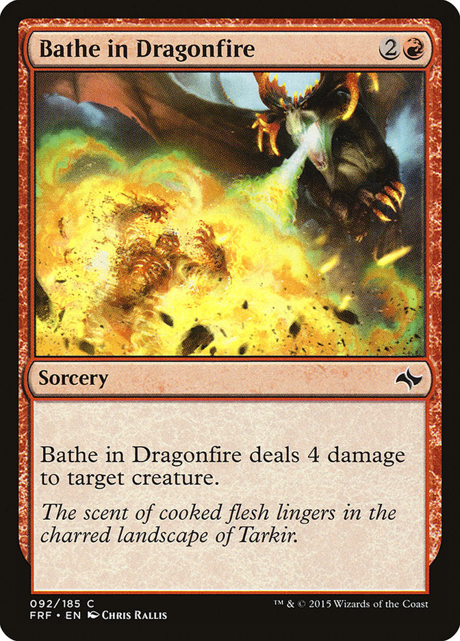 Bathe in Dragonfire [Fate Reforged] MTG Single Magic: The Gathering    | Red Claw Gaming