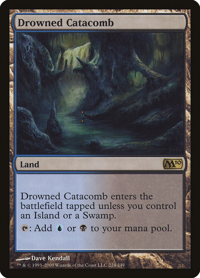 Drowned Catacomb [Magic 2010] MTG Single Magic: The Gathering    | Red Claw Gaming