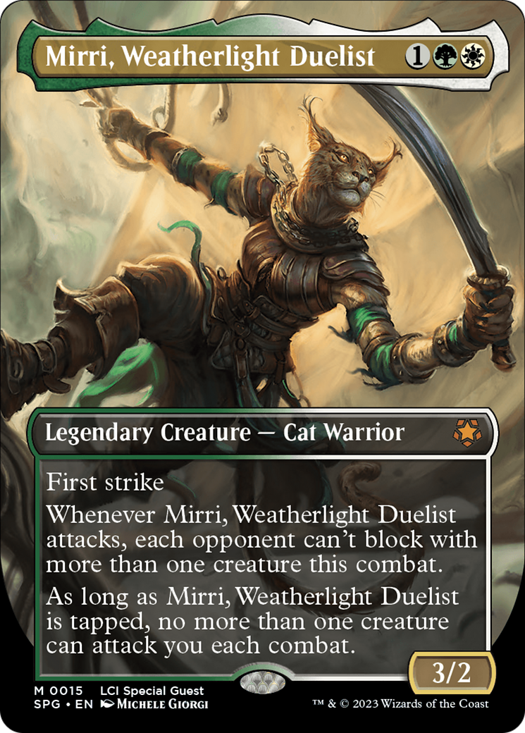 Mirri, Weatherlight Duelist (Borderless) [The Lost Caverns of Ixalan Special Guests] MTG Single Magic: The Gathering    | Red Claw Gaming