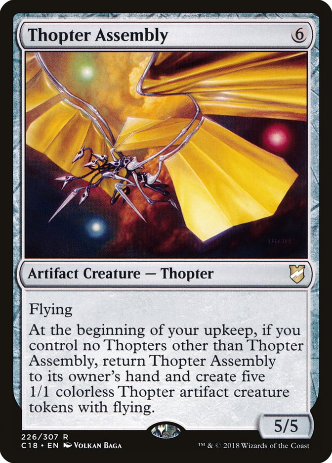 Thopter Assembly [Commander 2018] MTG Single Magic: The Gathering    | Red Claw Gaming