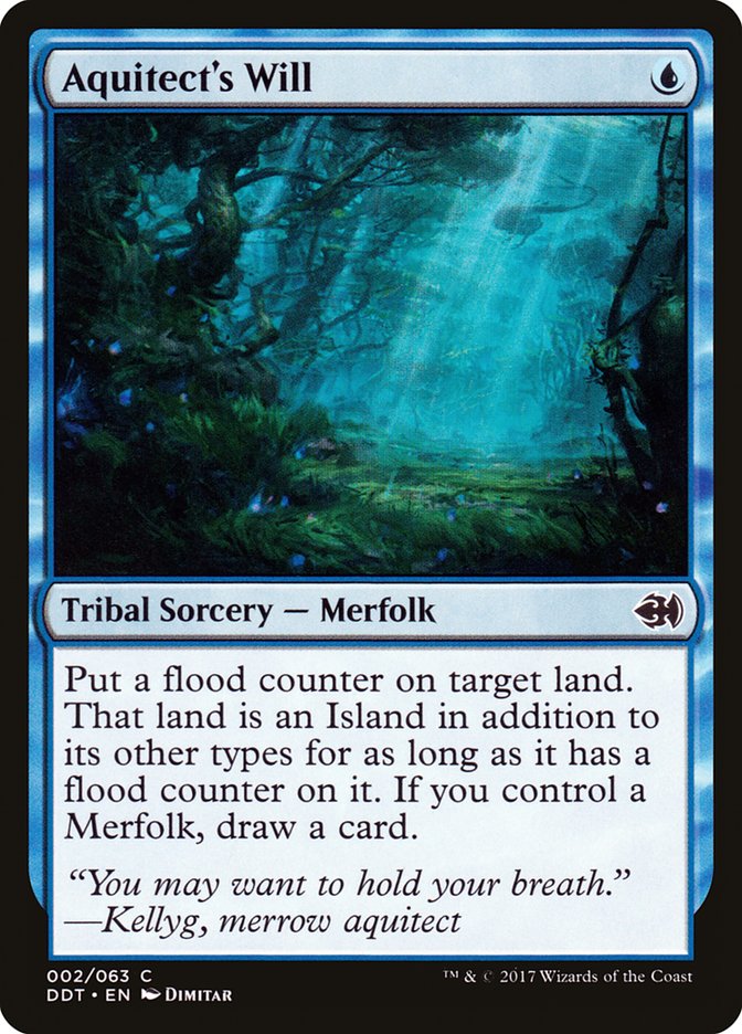 Aquitect's Will [Duel Decks: Merfolk vs. Goblins] MTG Single Magic: The Gathering    | Red Claw Gaming