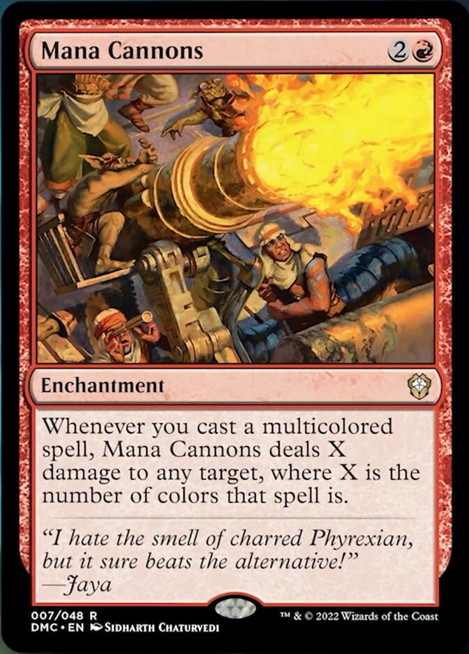 Mana Cannons [Dominaria United Commander] MTG Single Magic: The Gathering    | Red Claw Gaming