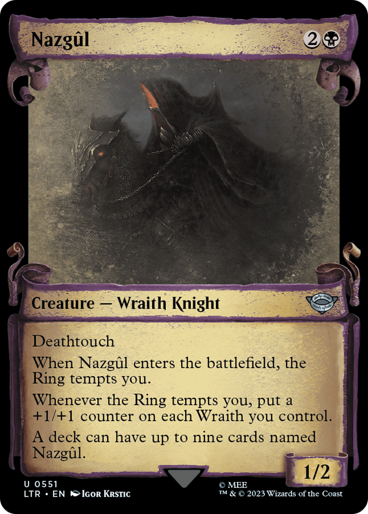 Nazgul (0551) [The Lord of the Rings: Tales of Middle-Earth Showcase Scrolls] MTG Single Magic: The Gathering    | Red Claw Gaming