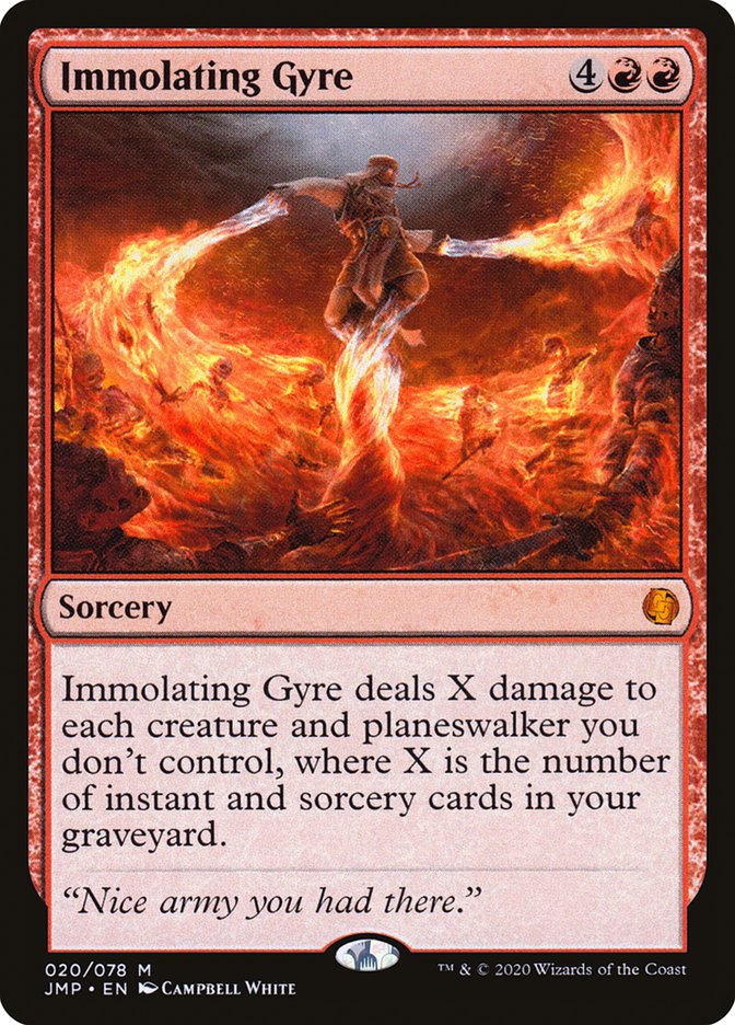 Immolating Gyre [Jumpstart] MTG Single Magic: The Gathering    | Red Claw Gaming