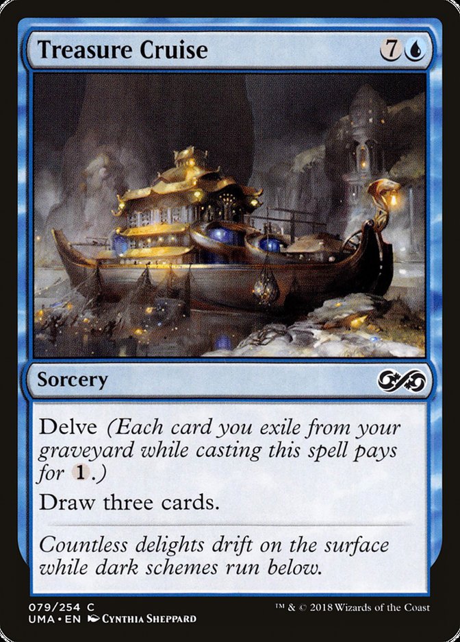 Treasure Cruise [Ultimate Masters] MTG Single Magic: The Gathering    | Red Claw Gaming