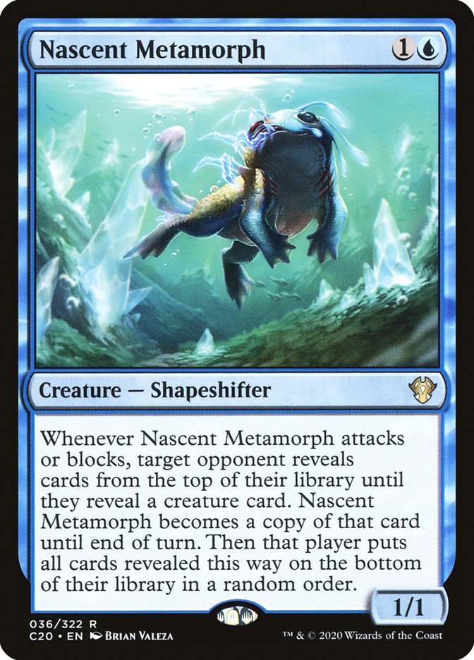 Nascent Metamorph [Commander 2020] MTG Single Magic: The Gathering    | Red Claw Gaming