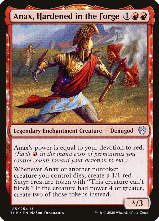 Anax, Hardened in the Forge [Theros Beyond Death] MTG Single Magic: The Gathering    | Red Claw Gaming