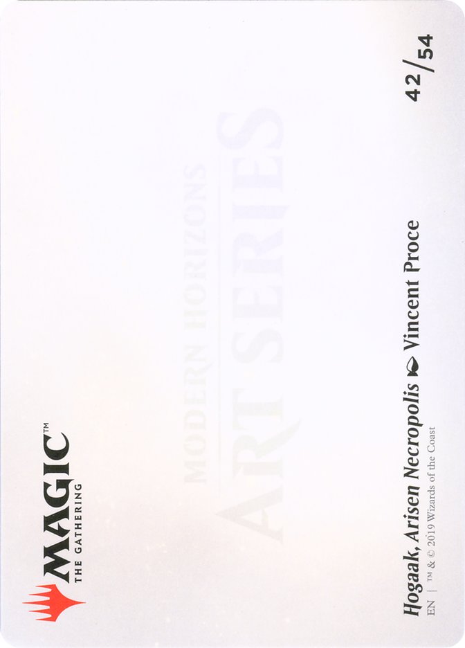 Hogaak, Arisen Necropolis // Hogaak, Arisen Necropolis [Modern Horizons Art Series] MTG Single Magic: The Gathering    | Red Claw Gaming