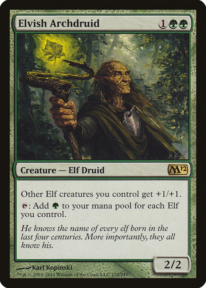 Elvish Archdruid [Magic 2012] MTG Single Magic: The Gathering    | Red Claw Gaming