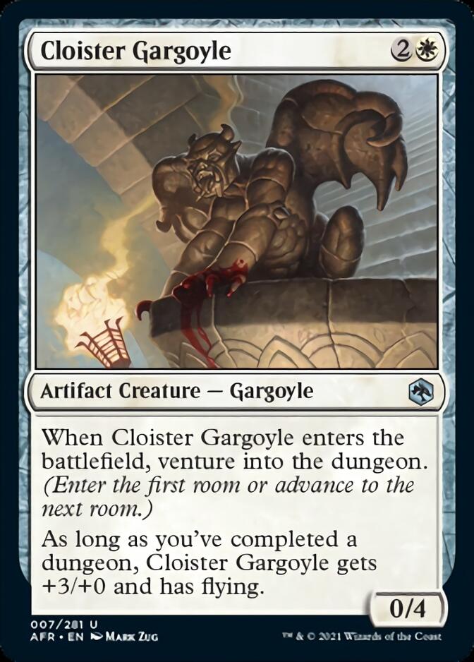 Cloister Gargoyle [Dungeons & Dragons: Adventures in the Forgotten Realms] MTG Single Magic: The Gathering    | Red Claw Gaming