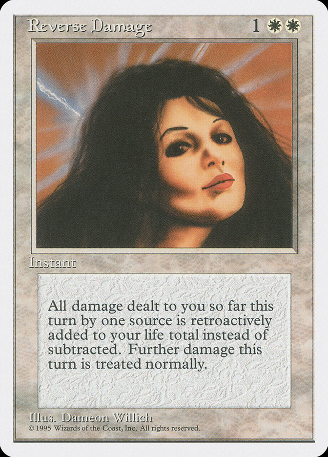 Reverse Damage [Fourth Edition] MTG Single Magic: The Gathering    | Red Claw Gaming