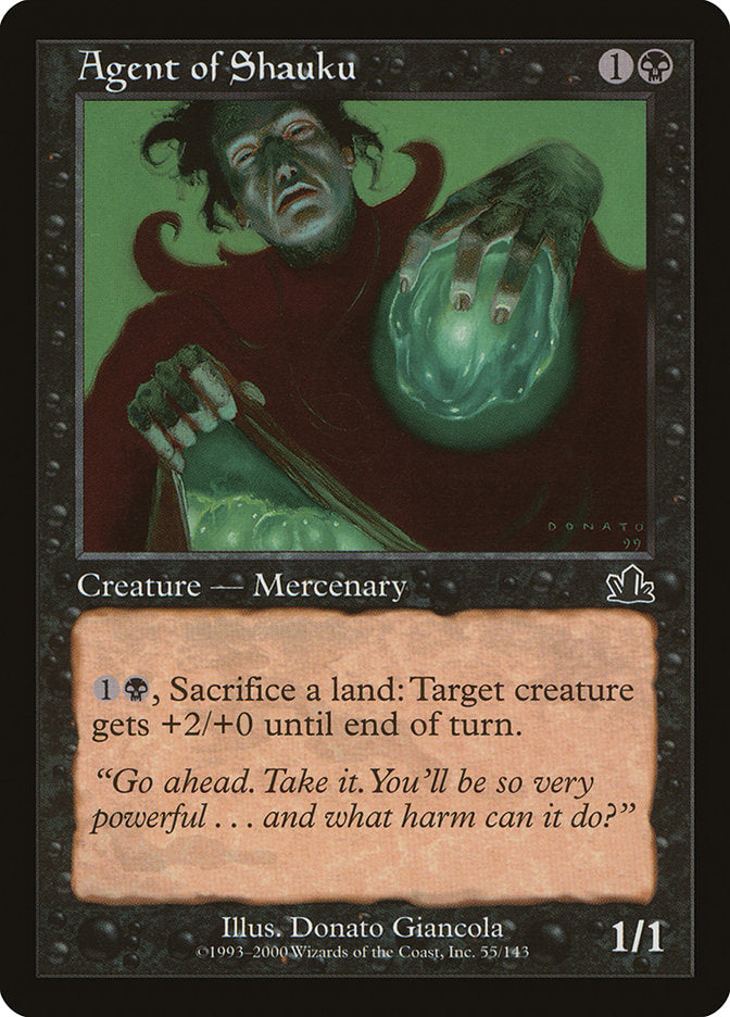 Agent of Shauku [Prophecy] MTG Single Magic: The Gathering    | Red Claw Gaming