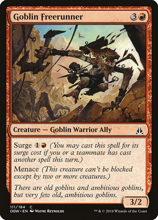 Goblin Freerunner [Oath of the Gatewatch] MTG Single Magic: The Gathering    | Red Claw Gaming