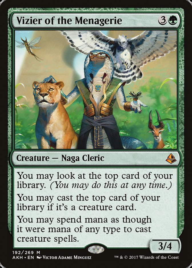 Vizier of the Menagerie [Amonkhet] MTG Single Magic: The Gathering    | Red Claw Gaming