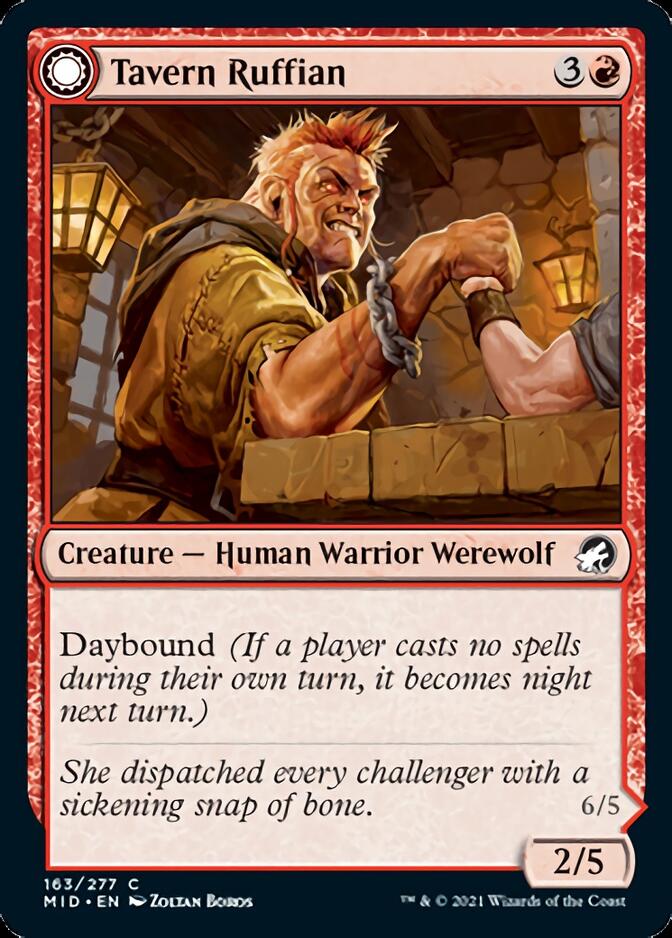 Tavern Ruffian // Tavern Smasher [Innistrad: Midnight Hunt] MTG Single Magic: The Gathering    | Red Claw Gaming