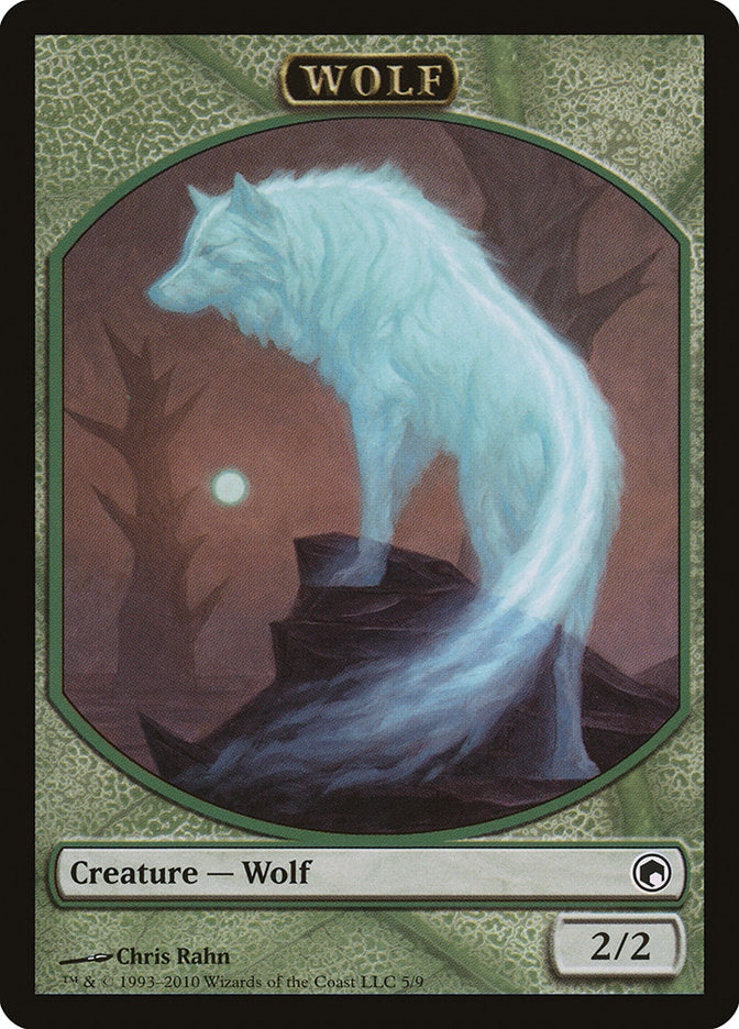 Wolf Token [Scars of Mirrodin Tokens] MTG Single Magic: The Gathering    | Red Claw Gaming