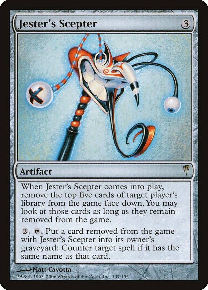 Jester's Scepter [Coldsnap] MTG Single Magic: The Gathering    | Red Claw Gaming