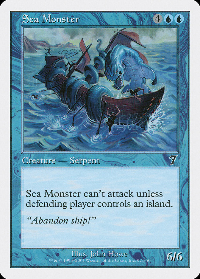 Sea Monster [Seventh Edition] MTG Single Magic: The Gathering    | Red Claw Gaming