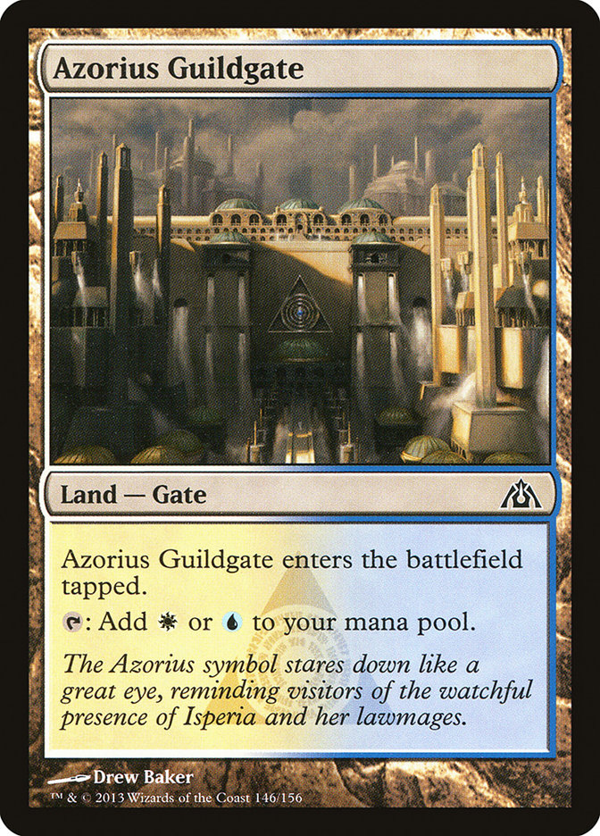 Azorius Guildgate [Dragon's Maze] MTG Single Magic: The Gathering    | Red Claw Gaming
