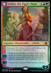 Arlinn, the Pack's Hope // Arlinn, the Moon's Fury [Innistrad: Midnight Hunt Prerelease Promos] MTG Single Magic: The Gathering    | Red Claw Gaming
