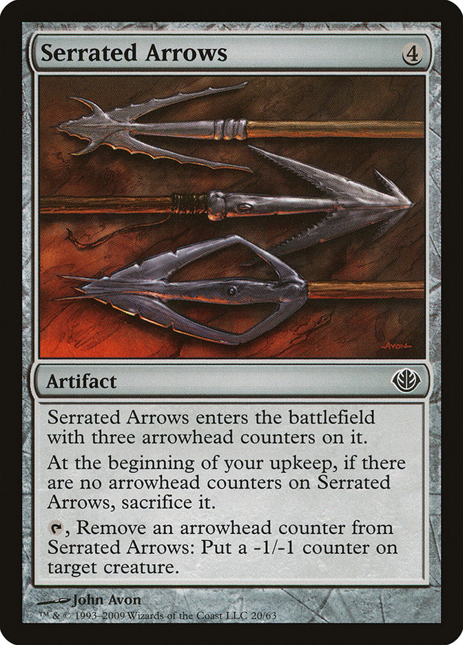 Serrated Arrows [Duel Decks: Garruk vs. Liliana] MTG Single Magic: The Gathering    | Red Claw Gaming