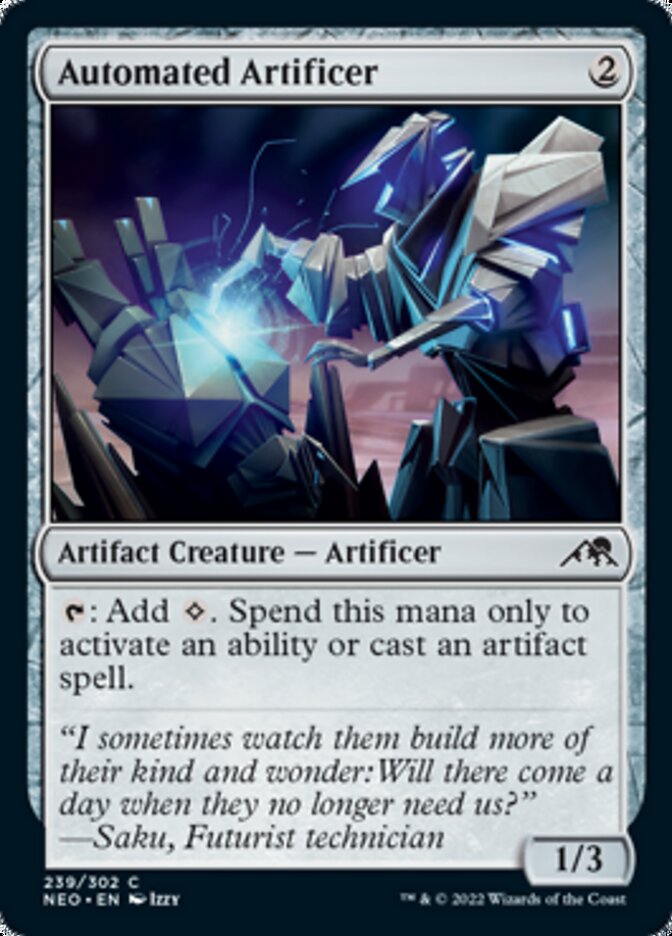 Automated Artificer [Kamigawa: Neon Dynasty] MTG Single Magic: The Gathering    | Red Claw Gaming