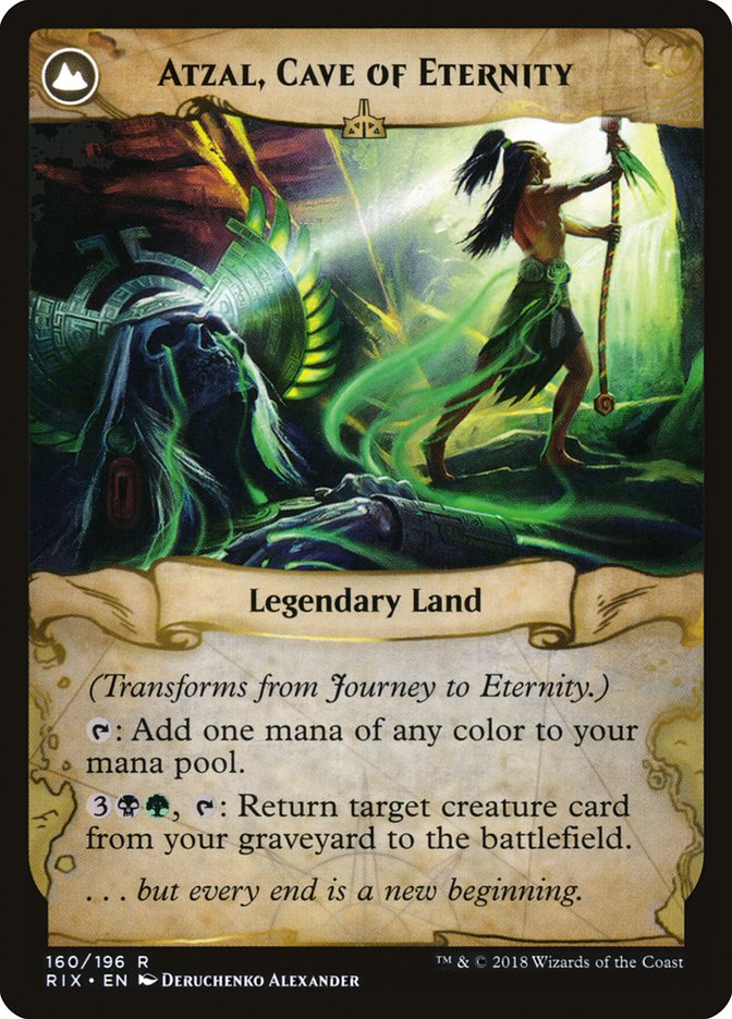Journey to Eternity // Atzal, Cave of Eternity [Rivals of Ixalan] MTG Single Magic: The Gathering    | Red Claw Gaming