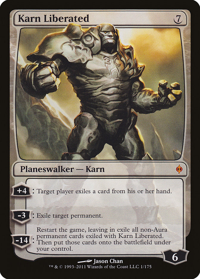Karn Liberated [New Phyrexia] MTG Single Magic: The Gathering    | Red Claw Gaming