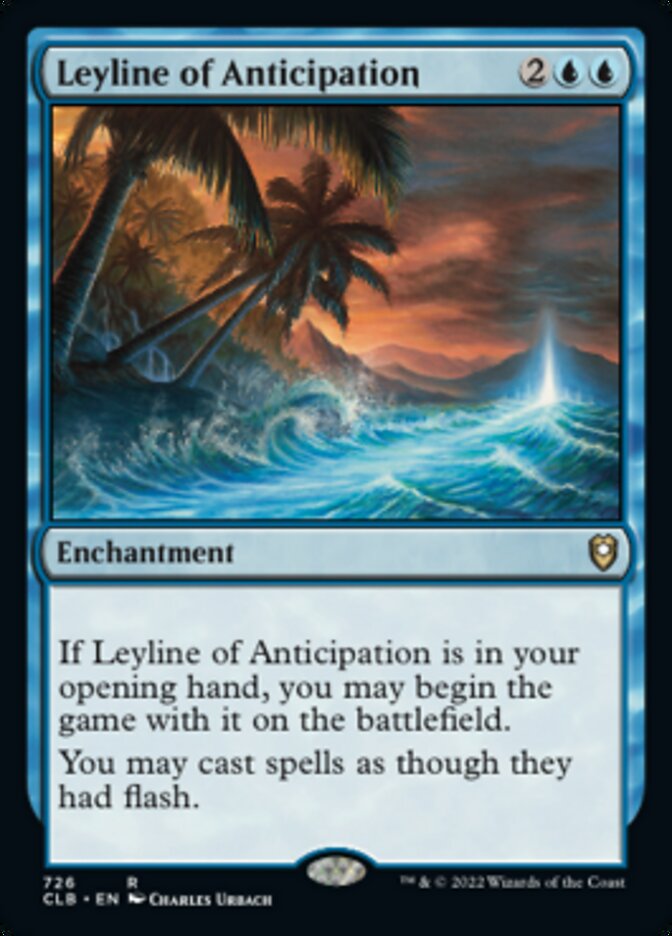 Leyline of Anticipation [Commander Legends: Battle for Baldur's Gate] MTG Single Magic: The Gathering    | Red Claw Gaming