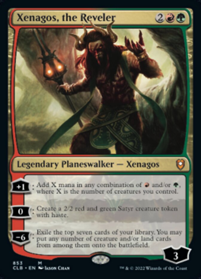 Xenagos, the Reveler [Commander Legends: Battle for Baldur's Gate] MTG Single Magic: The Gathering    | Red Claw Gaming