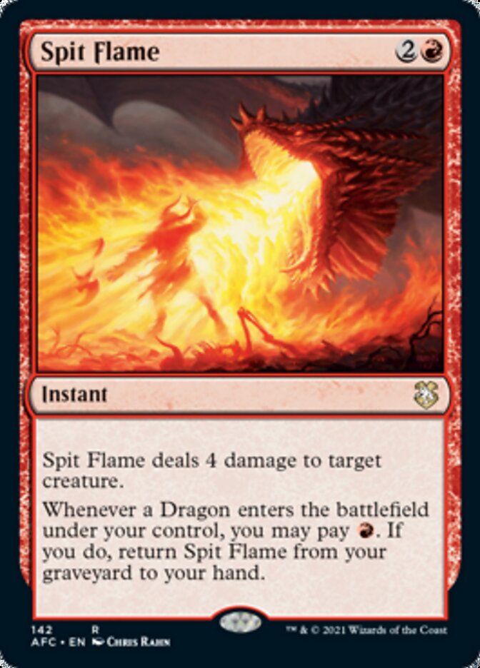 Spit Flame [Dungeons & Dragons: Adventures in the Forgotten Realms Commander] MTG Single Magic: The Gathering    | Red Claw Gaming