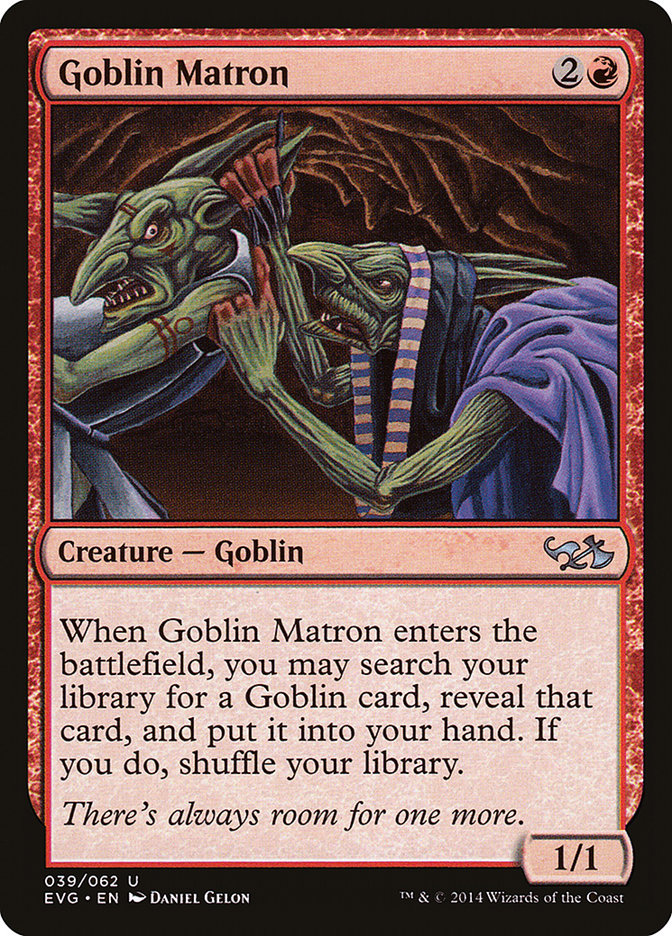 Goblin Matron (Elves vs. Goblins) [Duel Decks Anthology] MTG Single Magic: The Gathering    | Red Claw Gaming
