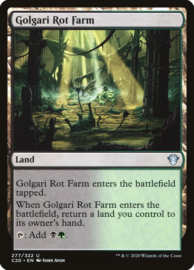 Golgari Rot Farm [Commander 2020] MTG Single Magic: The Gathering    | Red Claw Gaming