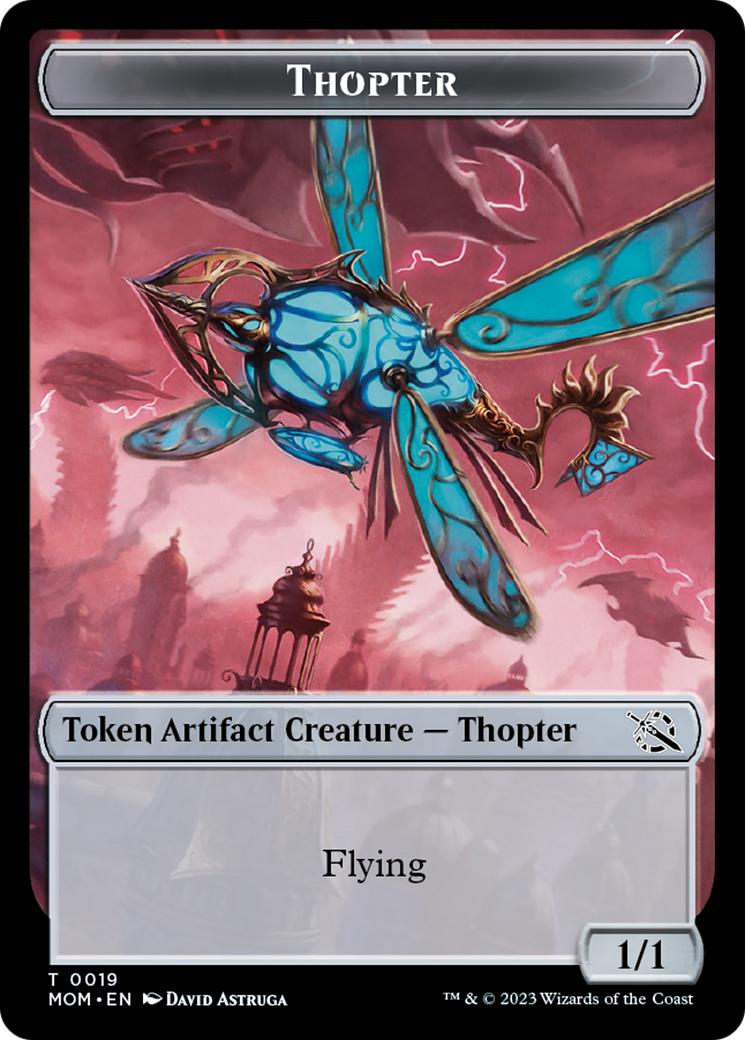 Elemental (9) // Thopter Double-Sided Token [March of the Machine Tokens] MTG Single Magic: The Gathering    | Red Claw Gaming
