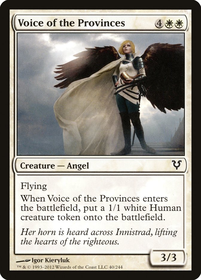Voice of the Provinces [Avacyn Restored] MTG Single Magic: The Gathering    | Red Claw Gaming