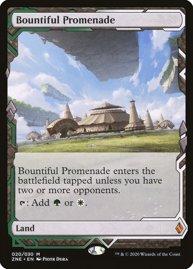 Bountiful Promenade (Expeditions) [Zendikar Rising Expeditions] MTG Single Magic: The Gathering    | Red Claw Gaming