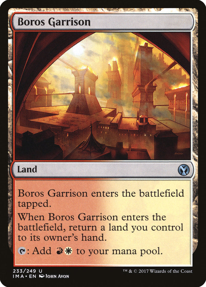 Boros Garrison [Iconic Masters] MTG Single Magic: The Gathering    | Red Claw Gaming