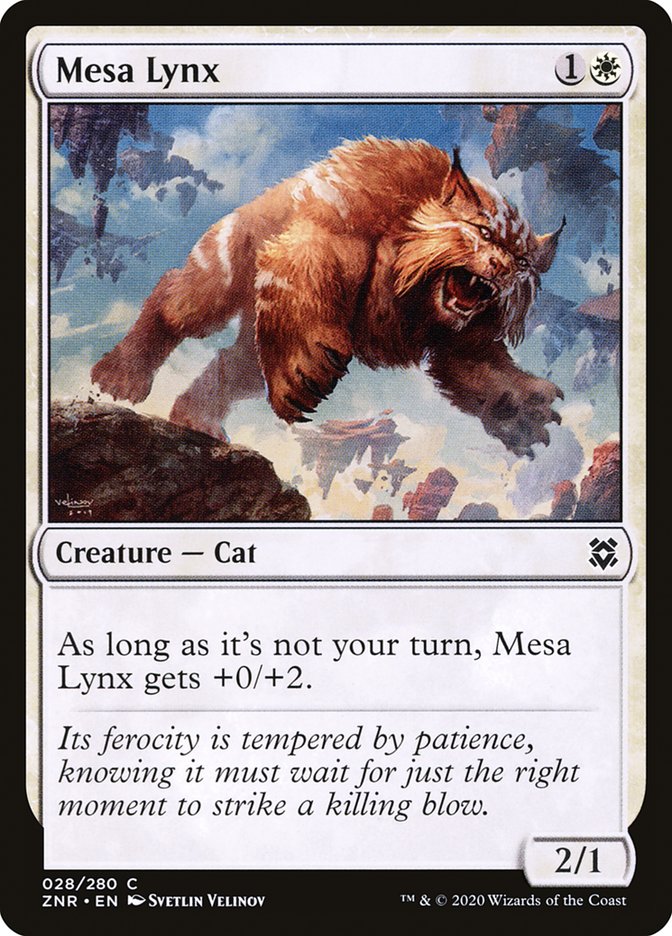 Mesa Lynx [Zendikar Rising] MTG Single Magic: The Gathering    | Red Claw Gaming