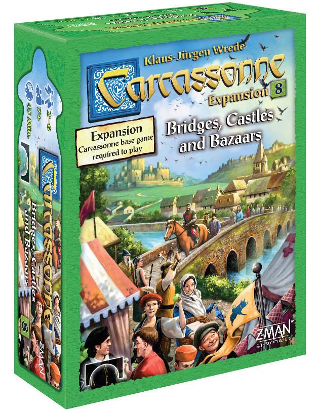 Carcassonne Expansion 8 Bridges, Castles and Bazaars Board Game Z-Man Games    | Red Claw Gaming