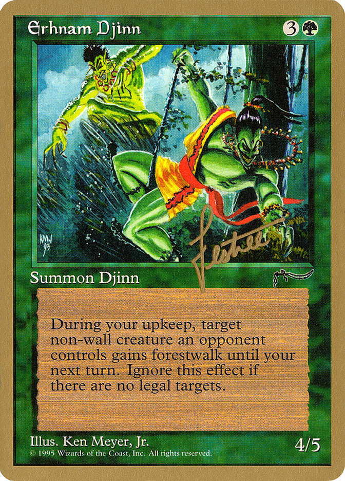 Erhnam Djinn (Bertrand Lestree) [Pro Tour Collector Set] MTG Single Magic: The Gathering    | Red Claw Gaming