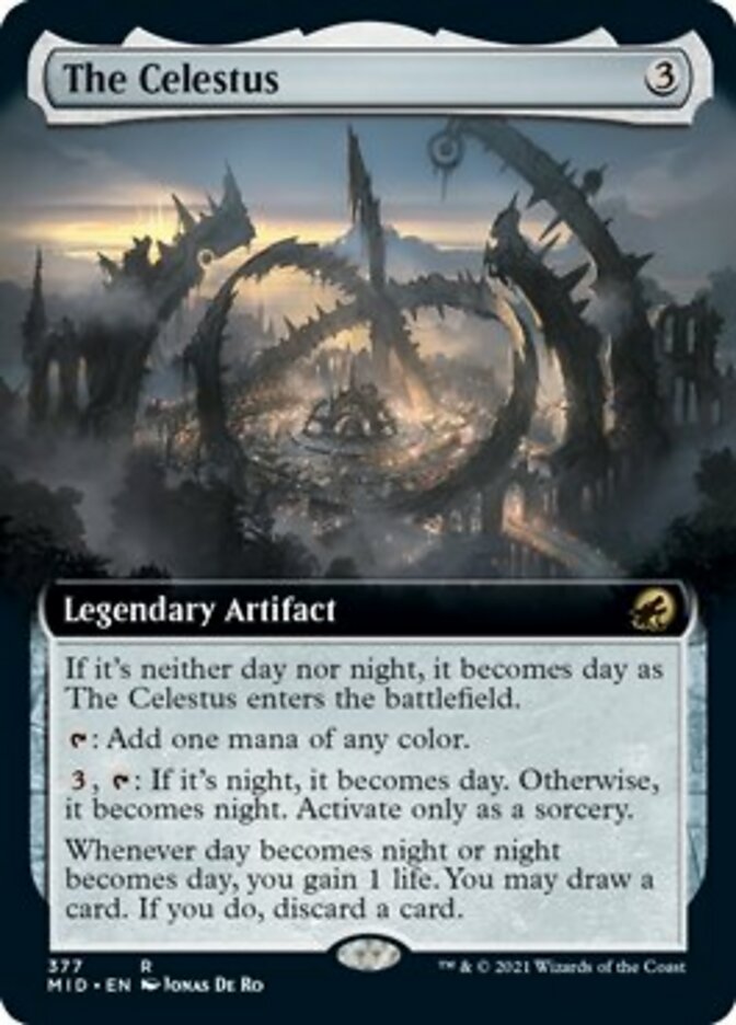 The Celestus (Extended Art) [Innistrad: Midnight Hunt] MTG Single Magic: The Gathering    | Red Claw Gaming
