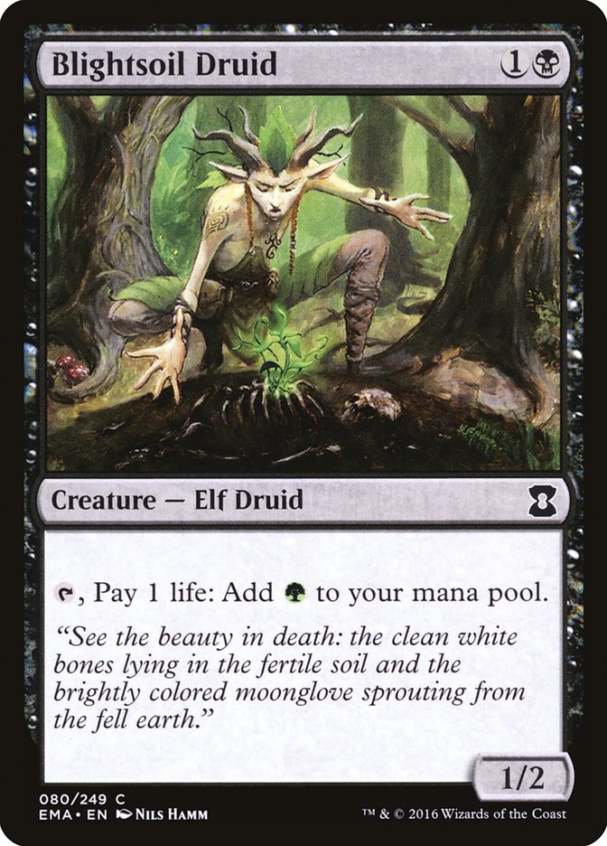 Blightsoil Druid [Eternal Masters] MTG Single Magic: The Gathering    | Red Claw Gaming