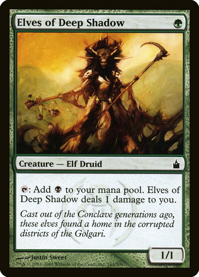 Elves of Deep Shadow [Ravnica: City of Guilds] MTG Single Magic: The Gathering    | Red Claw Gaming