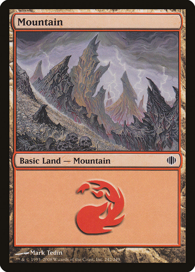 Mountain (242) [Shards of Alara] MTG Single Magic: The Gathering    | Red Claw Gaming